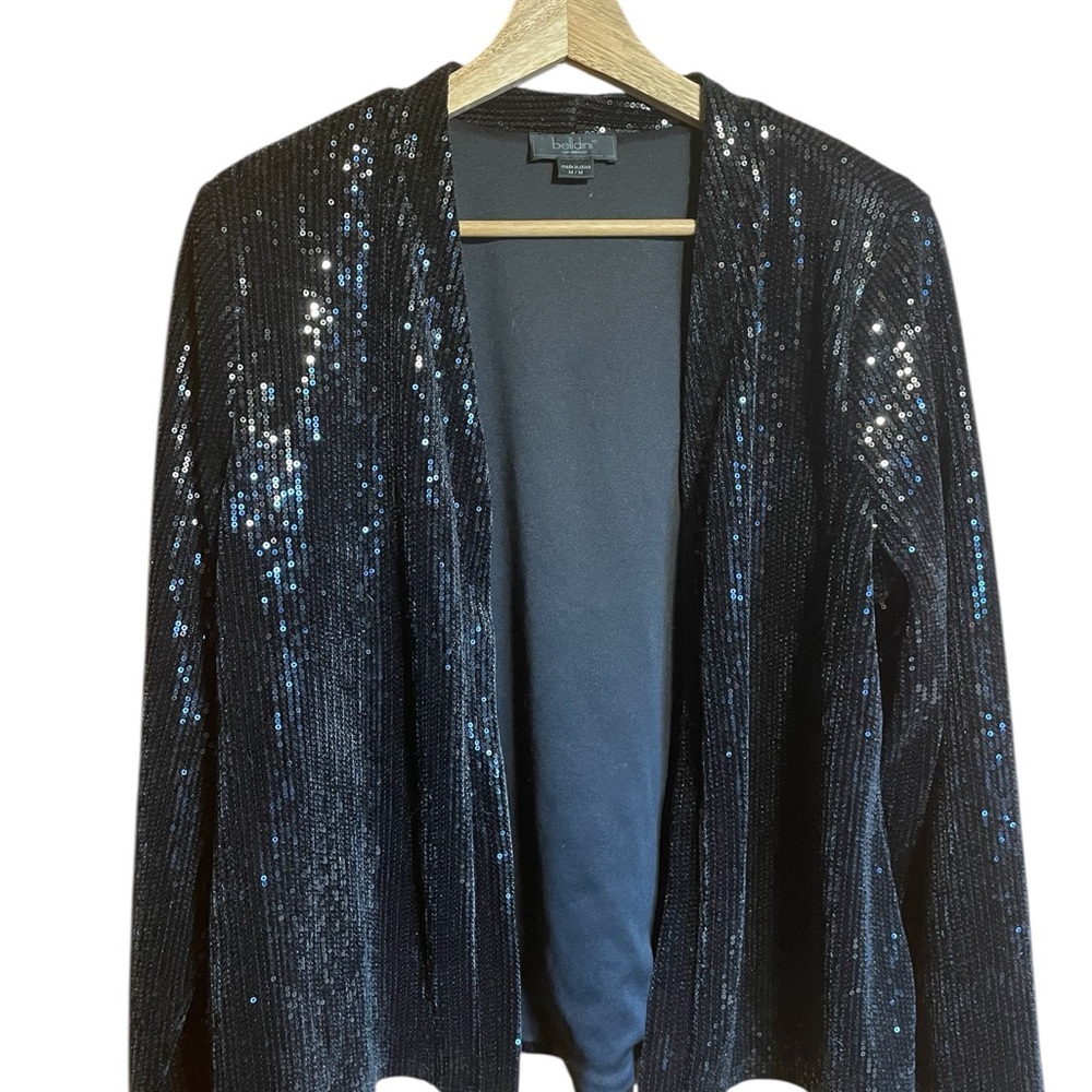 Sequin Black Jacket